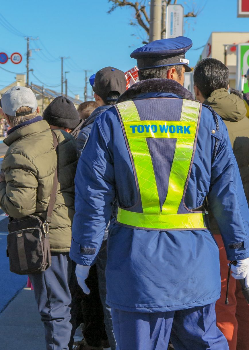 写真:高速道路警備