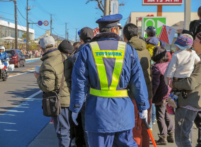 写真:雑踏警備