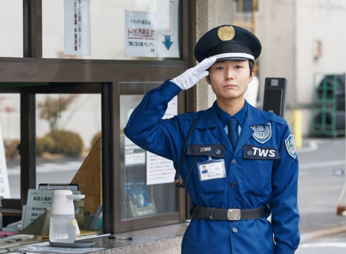 写真:施設警備