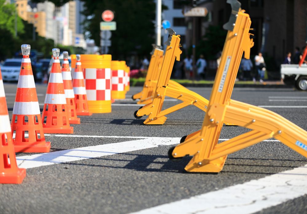 写真:保安用資器材レンタル事業